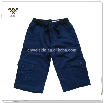 2016 summer wholesale plain style cotton pant cargo shorts