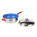 Flat Base Stainless Steel Fry Pan