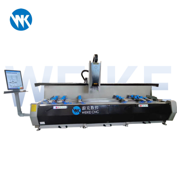 WEIKE CNC Hinge Machine for Aluminum Profile Machinery - Easy Operation Three Axis CNC Machine
