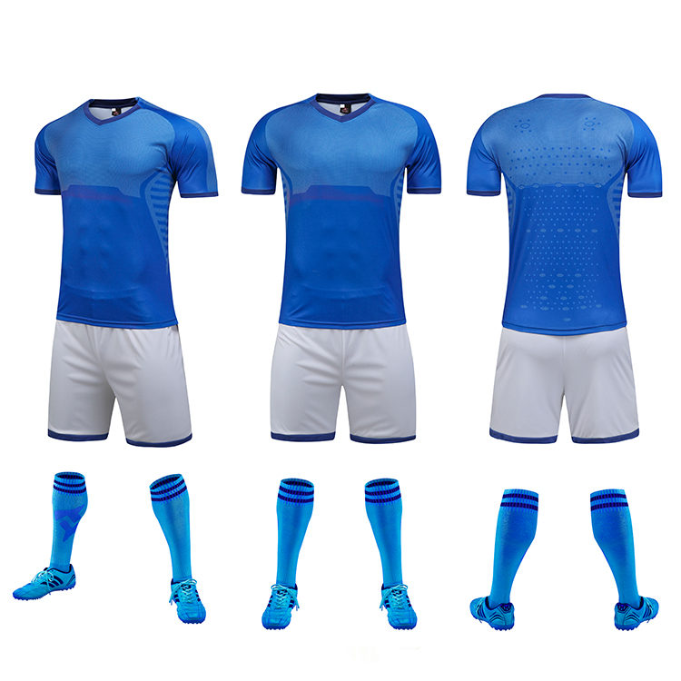 Uniforme de fútbol de poliéster de secado rápido 2021