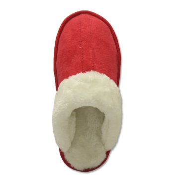red warm house slippers for womens