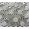 Mini Hexagon Crystal Glass Mosaic