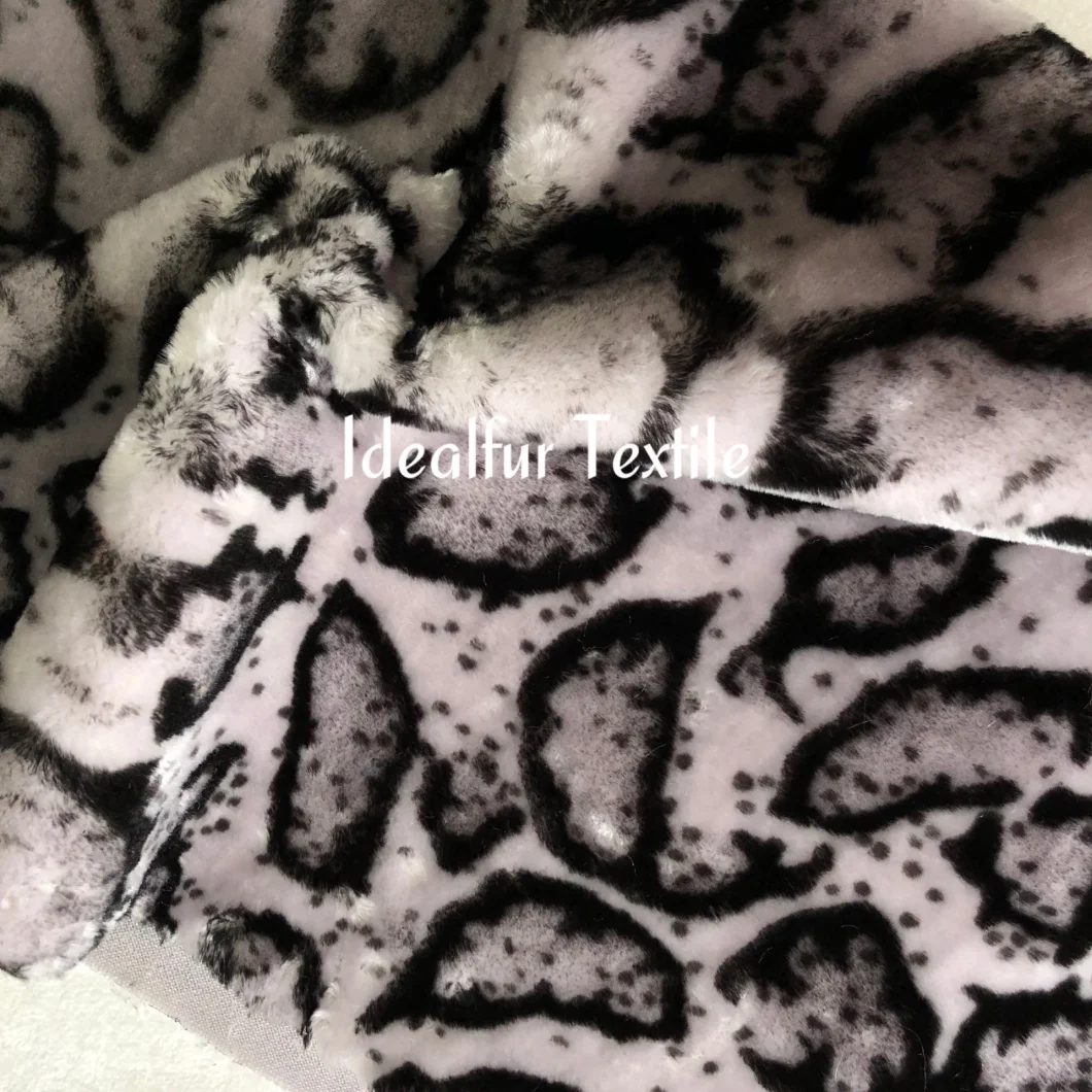 Printing Short Pile Faux Animal Fur/Synthetic Fur