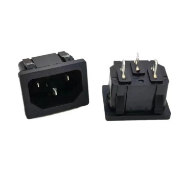C14 Inlet to Power Socket: 3PIN & 8PIN AC Male Connector