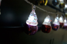 Snowman Bell Lighting with LED
