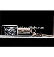 personalized Crystal led light keyring MH-YS0466