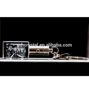 personalized Crystal led light keyring MH-YS0466