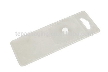 Branded special clear eva zipper packing bag