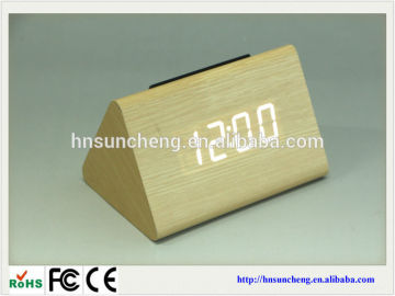 home decor cheap wooden clock carpet alarm clock