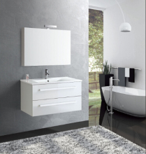 Italian Bathroom Vanity Resin Basins Cabinet Design