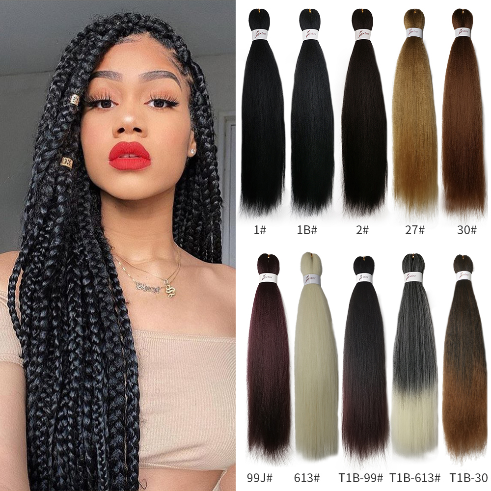 Xtress Popular Yaki Straight Heat Resistant Synthetic Braiding Hair