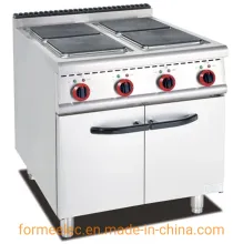 Electric Combination Oven Electric Range with 4-Hot Plate & Cabinet