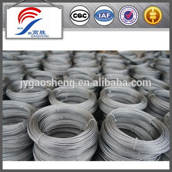 7x7 high tensile steel rope 2mm