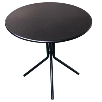 Outdoor Garden Iron Metal Round Coffee Bistro Table Restaunrant Cafe Table