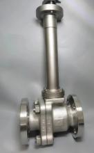 Forged steel stem extension flanged ball valve