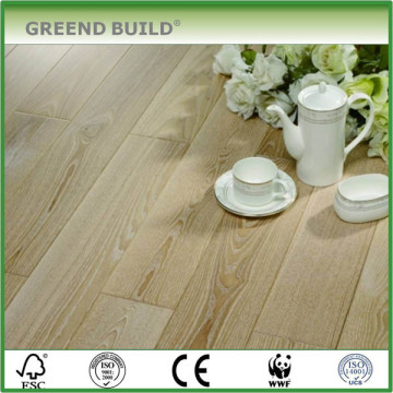 White ash indoor floor