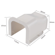 Professional Mini Split AC Duct Cover Kit - PVC Slim Duct Pipe Plastic Flexible Cover ABS