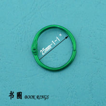 25mm-1-1'' metallic color book ring