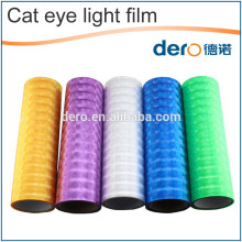 Waterproof Various Sizes Colors 3D cat eye car front light stricker / headlight vinyl wrap film with low price