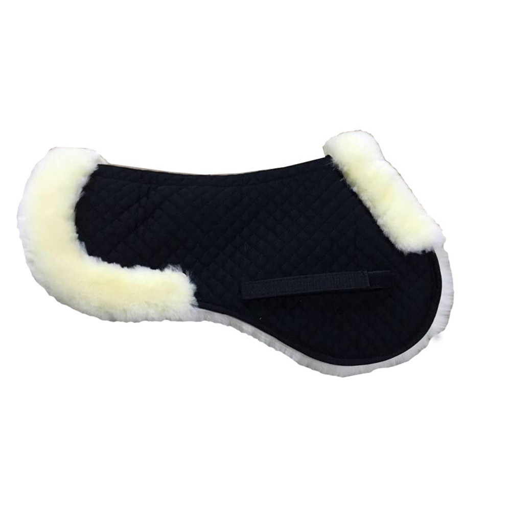 Various Pattern Half Sheepskin Saddle Pad