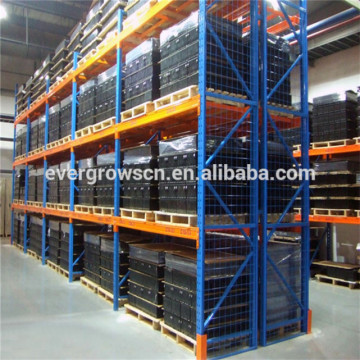 Industrial storage heavy duty beam pallet rack