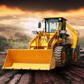 เครื่องจักรก่อสร้าง D15-26 รถขุดรถบรรทุก Backhoe