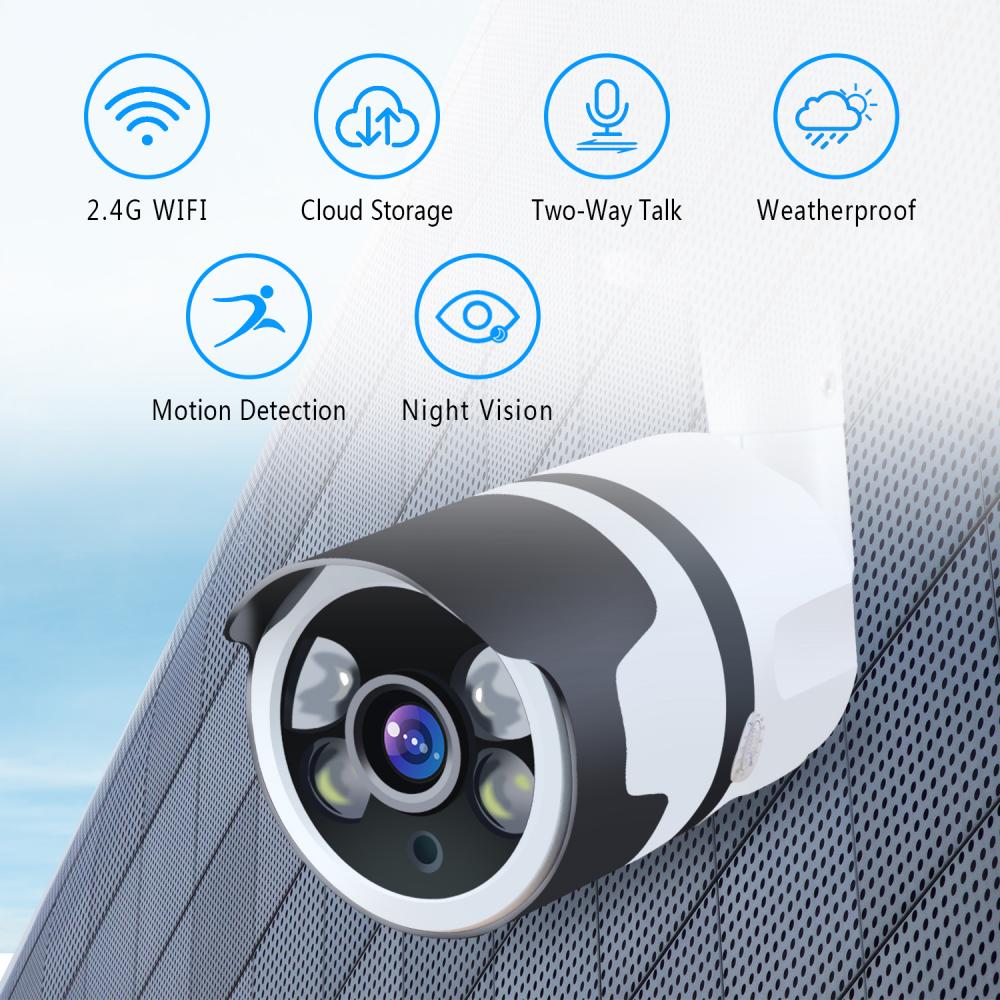 Telecamera cctv wireless 1080P Bullet per la sicurezza domestica