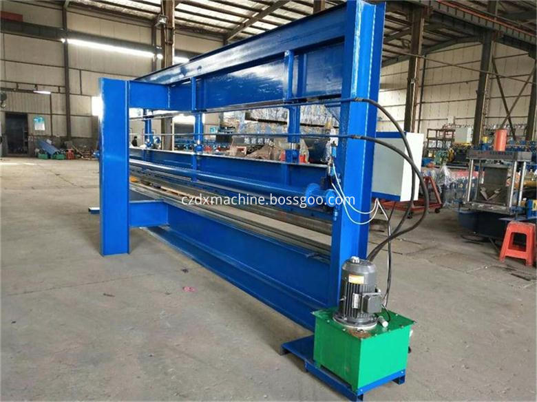 6 meter manual hydraulic bending roll forming machine