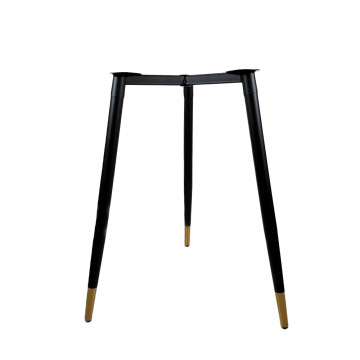 Black Metal Round Meeting Table Frame