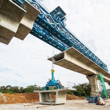 Railway Launching Gantry for Machine Bridge Girder Erection