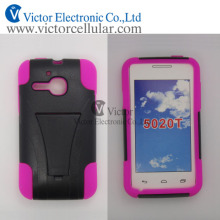 Hard Robot Kickstand Case for Alcatel OT5020 one touch evolve