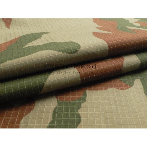 Tissu camouflage en nylon anti-déchirure anti-déchirure en coton, nylon