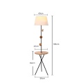 LEDER Lampes Contemporaines en Bois Noir