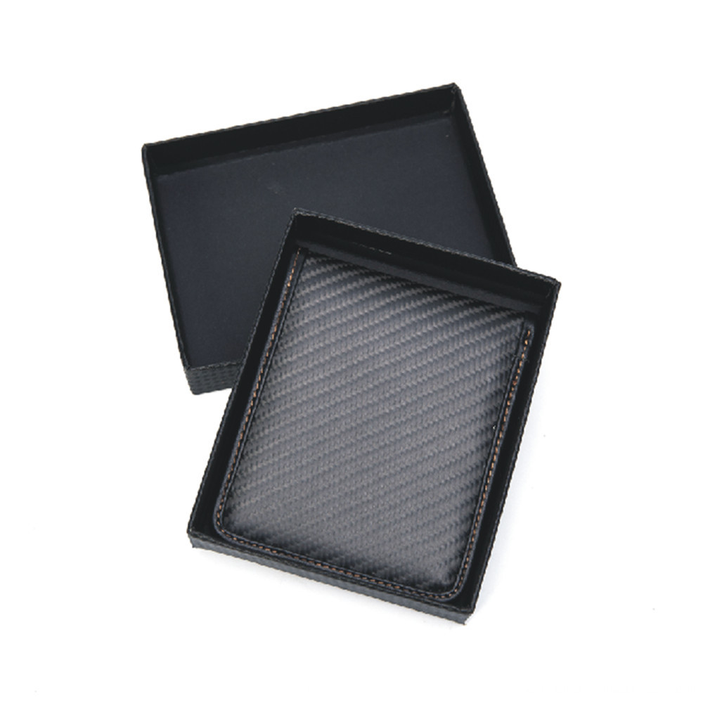 Carbon fiber leather wallet 