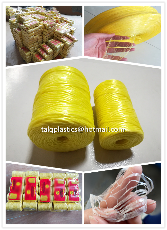 Fibrillated PP Split Film raffia Rope Hay Baler Twine