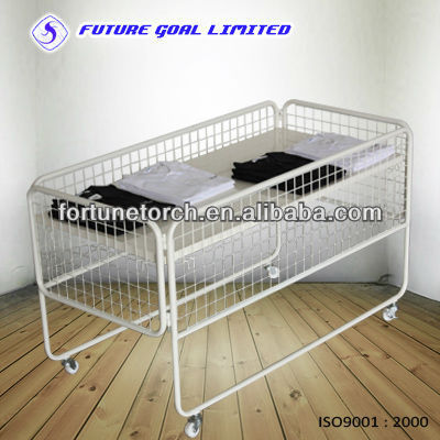 Powder coating /Chrome plating Point of Sale Display Stand