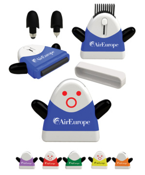 Promotional Screen Cleaner Pen W/Keyboard Brush