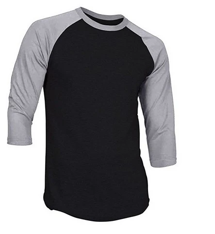 Men's Casual 3/4 Sleeve Baseball Tshirt Raglan Jersey Shirt