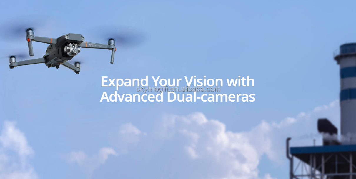 DJI Mavic 2 Enterprise Advanced 48MP Visual Camera with obstacle sensing UAV dual camera for search and rescue, firefighting