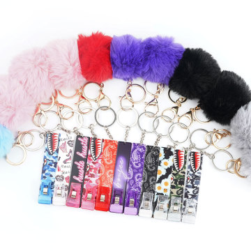Custom Wholesale Acrylic Card Grabber with Clip for Long Nails: Perfect Keychain Accessory for Easy Card Retrieval
