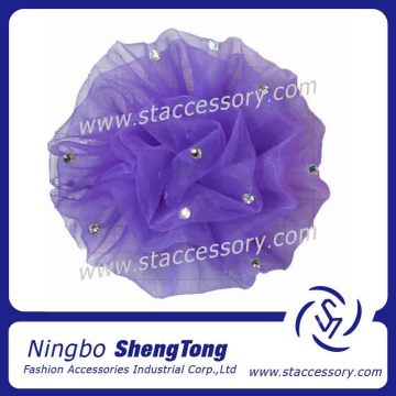 Rhinestone ribbon artificial flower for decoration