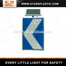 Solar Cardboard traffic sign, aluminum led traffic sign