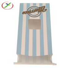 Flat Bottom clear window Candy Packaging bag