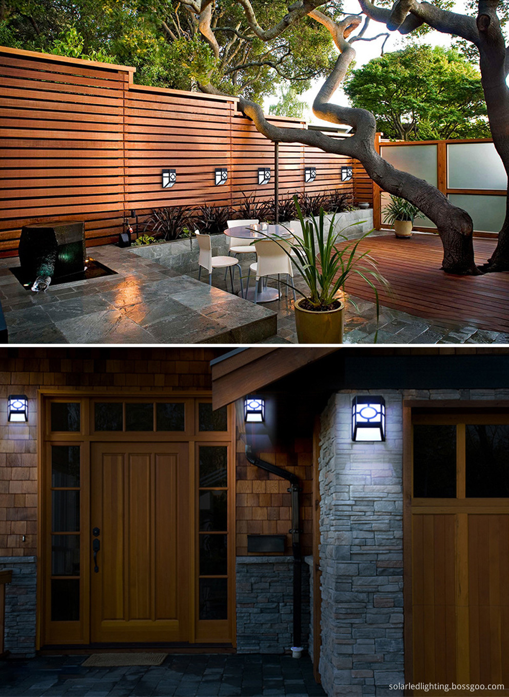Dusk-to-Dawn Solar Wall Lights Dusk-to-Dawn Solar Wall Lights