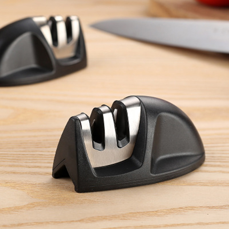 Durable Kitchen Knife Sharpener - 2 Stage Knife Sharpening Professional Manual sharpener