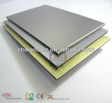 4mm outside aluminum composite panel for hotel projects