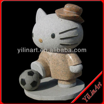 Garden Marble Cat Statues YL-D179