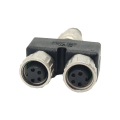 IP67 M8-2M8 Y type 4 pin Connector