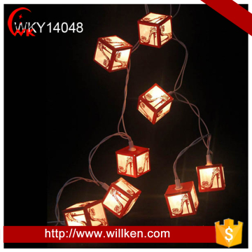 Women high heels indoor pendant string light