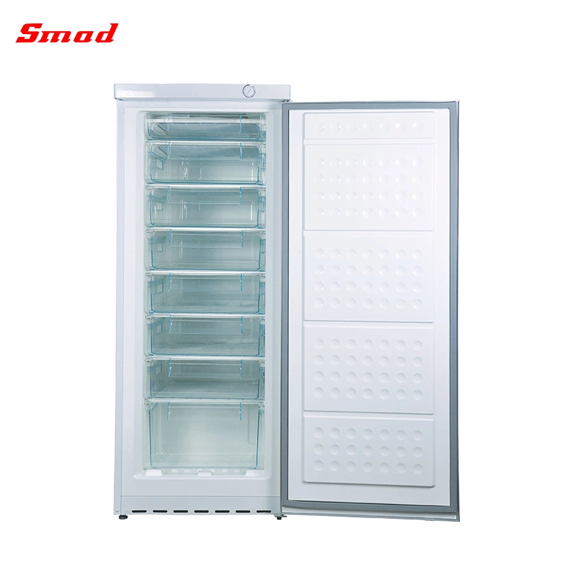 310L Supermarket General Solid Door Vertical Freezer with Drawers